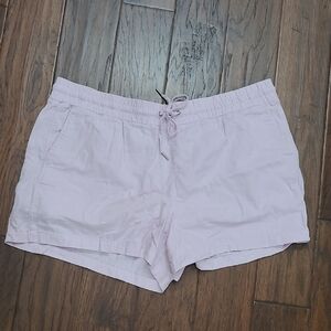 Gap Pink Linen Blend Pullon Shorts size XL